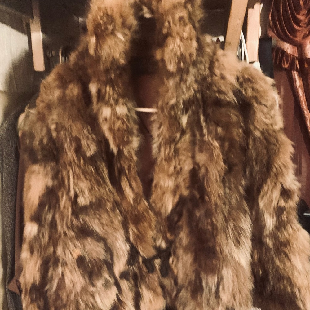 Jacques Saint Laurent (Paris/New York) vintage Raccoon fur coat